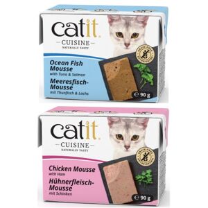 Catit Cuisine Mousse Bundle - 6 x Tuna & 6 x Chicken Catit Cuisine Mousse Bundle - 6 x Tuna & 6 x Chicken