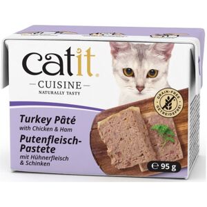 Catit Cuisine Pâté - Turkey with Chicken & Ham Catit Cuisine Pâté - Turkey with Chicken & Ham