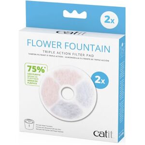 Catit Fountain Frameless Triple Action Filter Cartridge - 2pk Catit Fountain Frameless Triple Action Filter Cartridge - 2pk
