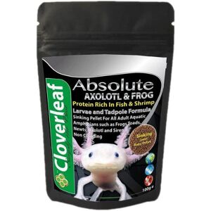 Cloverleaf Absolute Axolotl & Frog Sinking Pellets - 100g baby food Cloverleaf Absolute Axolotl & Frog Sinking Pellets - 100g baby food