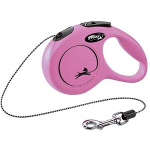 Flexi NEW Classic Retractable Cord Dog Lead - XS: 3m (up to 12kg) - Pink Flexi NEW Classic Retractable Cord Dog Lead - XS: 3m (up to 12kg) - Pink