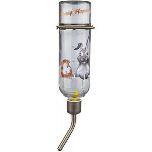 Trixie Honey & Hopper Glass Water Bottle - 500ml Trixie Honey & Hopper Glass Water Bottle - 500ml
