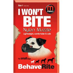 Mikki Nylon Dog Muzzle Size 1 - Dog Muzzle Mikki Nylon Dog Muzzle Size 1 - Dog Muzzle