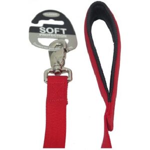 Rosewood Classic Soft Protection Padded Dog Lead - Red - 40" x 5/8" Rosewood Classic Soft Protection Padded Dog Lead - Red - 40" x 5/8"