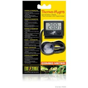 Exo-Terra Digital Thermometer and Hygrometer - Thermo-Hygro Combometer Exo-Terra Digital Thermometer and Hygrometer - Thermo-Hygro Combometer