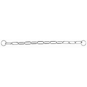 Trixie Chrome Long Link Choke Chain for Dogs - 54 cm/4.0 mm Trixie Chrome Long Link Choke Chain for Dogs - 54 cm/4.0 mm