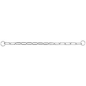 Trixie Chrome Long Link Choke Chain for Dogs - 62 cm/4.0 mm Trixie Chrome Long Link Choke Chain for Dogs - 62 cm/4.0 mm