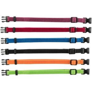 Trixie Junior Set of Adjustable Puppy Collars - M-L Primary 6pck Trixie Junior Set of Adjustable Puppy Collars - M-L Primary 6pck