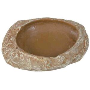 Trixie Steppe Rock Water & Food Bowl - 6 x 1.5 x 4.5 cm Trixie Steppe Rock Water & Food Bowl - 6 x 1.5 x 4.5 cm