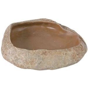 Trixie Steppe Rock Water & Food Bowl - 19 x 5 x 16cm Trixie Steppe Rock Water & Food Bowl - 19 x 5 x 16cm