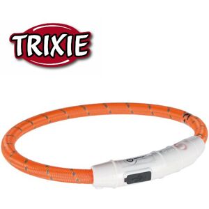 Trixie Safer Life USB Flash Light Ring - Orange - XS- S (35 cm) Trixie Safer Life USB Flash Light Ring - Orange - XS- S (35 cm)