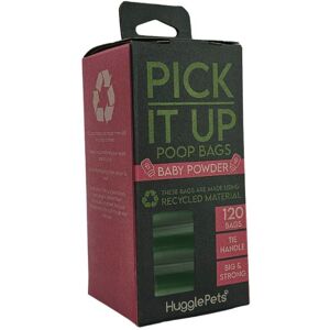 HugglePets Pick It Up Baby Powder Dog Poop Bags - 8 Rolls (120pk) HugglePets Pick It Up Baby Powder Dog Poop Bags - 8 Rolls (120pk)