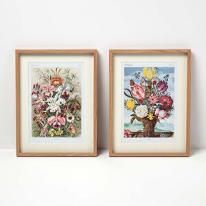 Homescapes Original wall decoration Botanical flowers Set of decorative frames Homescapes Original wall decoration Botanical flowers Set of decorative frames