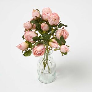 Homescapes Artificial Bouquet of Dried Pink Roses Homescapes Artificial Bouquet of Dried Pink Roses