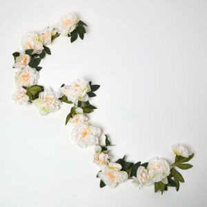 Homescapes Artificial Peony Flower Garland, 180 cm Homescapes Artificial Peony Flower Garland, 180 cm