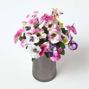 Homescapes Set of 3 Pansy Flower Single Stem Sprays, Handcrafted, Lifelike Homescapes Set of 3 Pansy Flower Single Stem Sprays, Handcrafted, Lifelike