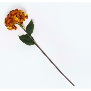 Homescapes Orange Hydrangea Stem - Artificial Flower 81 cm Homescapes Orange Hydrangea Stem - Artificial Flower 81 cm