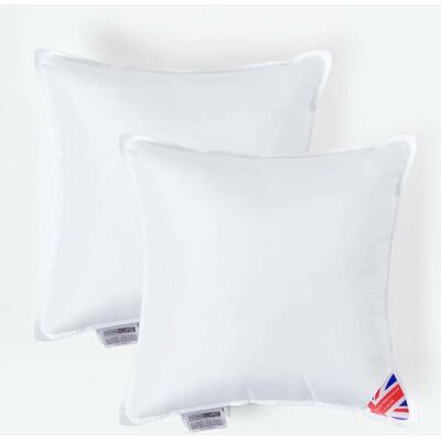 Homescapes Luxury Microfibre Cushion Pad - 45x45 cm - 2 Pack - Cushion Insert Homescapes Luxury Microfibre Cushion Pad - 45x45 cm - 2 Pack - Cushion Insert
