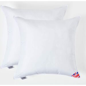 Homescapes 2 Pack Luxury Microfibre Cushion Pad Insert 65 x 65 cm 'Like Down', Hypoallergenic, Machine Washable, Best Bounce-Back, 26 x 26" Homescapes 2 Pack Luxury Microfibre Cushion Pad Insert 65 x 65 cm 'Like Down', Hypoallergenic, Machine Washable, Best Bounce-Back, 26 x 26"