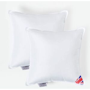 Homescapes 2 Pack Luxury Microfibre Cushion Pad Insert 45 x 45 cm 'Like Down', Hypoallergenic, Machine Washable, Best Bounce-Back, 18 x 18" Homescapes 2 Pack Luxury Microfibre Cushion Pad Insert 45 x 45 cm 'Like Down', Hypoallergenic, Machine Washable, Best Bounce-Back, 18 x 18"
