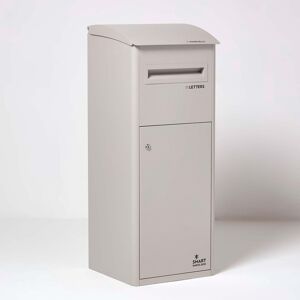 Homescapes Extra-Large Slanted Top Front Access Stone Smart Parcel Box® Homescapes Extra-Large Slanted Top Front Access Stone Smart Parcel Box®