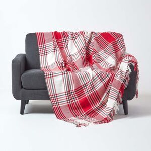 Homescapes Grey Tartan Check Sofa and Bed Throw Homescapes Grey Tartan Check Sofa and Bed Throw
