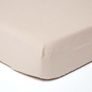 Homescapes Natural Linen Deep Fitted Sheet - Fitted Sheet Homescapes Natural Linen Deep Fitted Sheet - Fitted Sheet