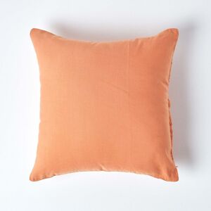 Homescapes Burnt Orange European Linen Pillowcase - 40x40 cm Homescapes Burnt Orange European Linen Pillowcase - 40x40 cm