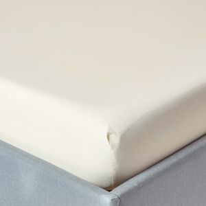 Homescapes 100% Egyptian Cotton 200 TC King Fitted Sheet, 46 cm Deep, Cream, Elasticated, Machine Washable, Hypoallergenic Homescapes 100% Egyptian Cotton 200 TC King Fitted Sheet, 46 cm Deep, Cream, Elasticated, Machine Washable, Hypoallergenic