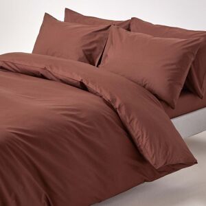 Homescapes Egyptian Cotton Duvet Cover - Double, Chocolate, 200 TC Homescapes Egyptian Cotton Duvet Cover - Double, Chocolate, 200 TC