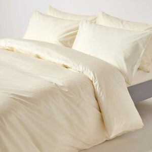 Homescapes Egyptian Cotton Duvet Cover - Cream, 200 TC, Single Homescapes Egyptian Cotton Duvet Cover - Cream, 200 TC, Single