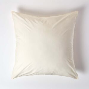 Homescapes Cream European Egyptian Cotton Pillowcase 200 TC, 80 x 80 cm Homescapes Cream European Egyptian Cotton Pillowcase 200 TC, 80 x 80 cm