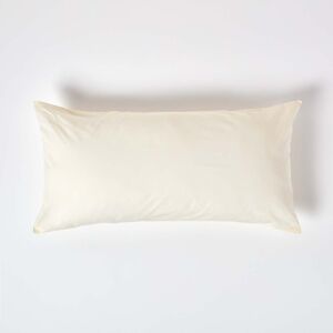 Homescapes Cream European Egyptian Cotton Pillowcase 200 TC, 40 x 80 cm Homescapes Cream European Egyptian Cotton Pillowcase 200 TC, 40 x 80 cm