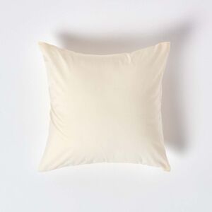 Homescapes Cream European Egyptian Cotton Pillowcase 200 TC, 60 x 60 cm Homescapes Cream European Egyptian Cotton Pillowcase 200 TC, 60 x 60 cm