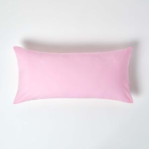 Homescapes Pink European Egyptian Cotton Pillowcase 200 TC, 40 x 80 cm Homescapes Pink European Egyptian Cotton Pillowcase 200 TC, 40 x 80 cm