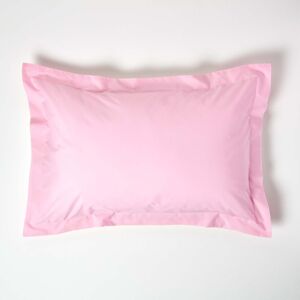 Homescapes Pink Egyptian Cotton Oxford Pillowcase 200 TC Homescapes Pink Egyptian Cotton Oxford Pillowcase 200 TC