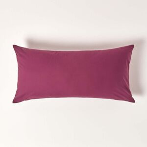 Homescapes Egyptian Cotton Pillowcase - 40x80cm Plum - 200 TC Homescapes Egyptian Cotton Pillowcase - 40x80cm Plum - 200 TC