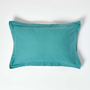 Homescapes Teal Egyptian Cotton Oxford Pillowcase 200 TC Homescapes Teal Egyptian Cotton Oxford Pillowcase 200 TC