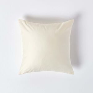 Homescapes Cream European Egyptian Cotton Pillowcase 1000 TC, 40 x 40 cm Homescapes Cream European Egyptian Cotton Pillowcase 1000 TC, 40 x 40 cm