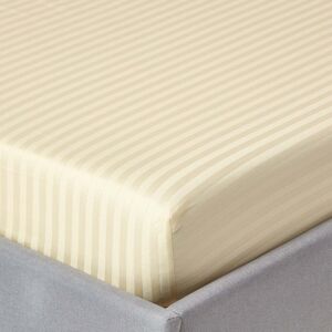 Homescapes 100% Egyptian Cotton 330 TC Single Fitted Sheet, 30 cm Deep, Luxury Satin Stripe, Pastel Yellow, Elasticated, Machine Washable Homescapes 100% Egyptian Cotton 330 TC Single Fitted Sheet, 30 cm Deep, Luxury Satin Stripe, Pastel Yellow, Elasticated, Machine Washable