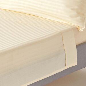 Homescapes Bright Yellow Egyptian Cotton Satin Stripe Flat Sheet 330TC - Flat Sheet Homescapes Bright Yellow Egyptian Cotton Satin Stripe Flat Sheet 330TC - Flat Sheet