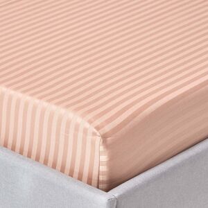 Homescapes King Fitted Sheet - Egyptian Cotton Satin Stripe - 330 TC Homescapes King Fitted Sheet - Egyptian Cotton Satin Stripe - 330 TC