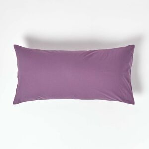 Homescapes Grape European Egyptian Cotton Pillowcase 200 TC, 40 x 80 cm Homescapes Grape European Egyptian Cotton Pillowcase 200 TC, 40 x 80 cm