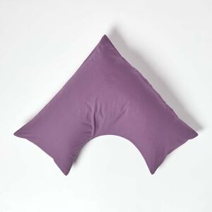 Homescapes Grape Egyptian Cotton V Shaped Pillowcase 200 TC Homescapes Grape Egyptian Cotton V Shaped Pillowcase 200 TC