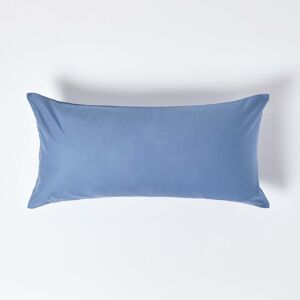 Homescapes Airforce Blue Pillowcase - 40x80cm - 1000 TC - Egyptian Cotton Homescapes Airforce Blue Pillowcase - 40x80cm - 1000 TC - Egyptian Cotton