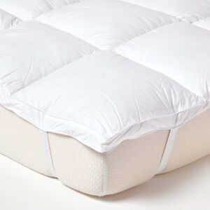 Homescapes Pure Indulgence Pearl Polyester Mattress Topper, Single Homescapes Pure Indulgence Pearl Polyester Mattress Topper, Single