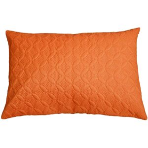 Homescapes Ultrasonic Orange Quilted Embossed Cushion Cover, 50 x 75 cm Homescapes Ultrasonic Orange Quilted Embossed Cushion Cover, 50 x 75 cm