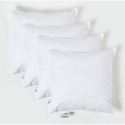 Homescapes Duck Feather Cushion Insert 40x40cm - Ethically Sourced - Washable Homescapes Duck Feather Cushion Insert 40x40cm - Ethically Sourced - Washable