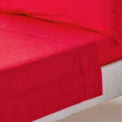 Homescapes 100% Egyptian Cotton 200 TC Double Flat Sheet, Red, OEKO-TEX Certified, Machine Washable, Hypoallergenic Homescapes 100% Egyptian Cotton 200 TC Double Flat Sheet, Red, OEKO-TEX Certified, Machine Washable, Hypoallergenic