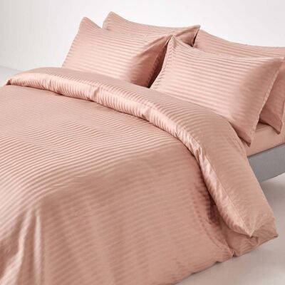 Homescapes Beige Egyptian Cotton Duvet Cover and Pillowcases 330 TC, Double Homescapes Beige Egyptian Cotton Duvet Cover and Pillowcases 330 TC, Double